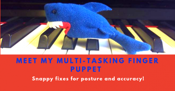 Finger puppets for piano posture and note accuracy in Didsbury Manchester